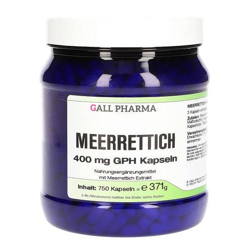 Meerrettich 400 mg GPH Kapseln, 750 Stk., Hecht-Pharma GmbH