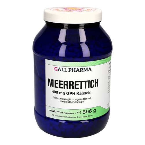 Meerrettich 400 mg GPH Kapseln, 1750 Stk., Hecht-Pharma GmbH
