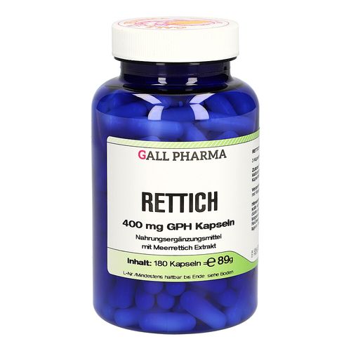 Rettich 400 mg GPH Kapseln, 180 Stk., Hecht-Pharma GmbH