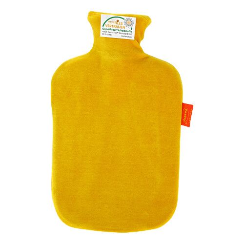 W&auml;rmflasche 2.0l mit Nicki-Velourbezug, 1 Stk., Fashy GmbH