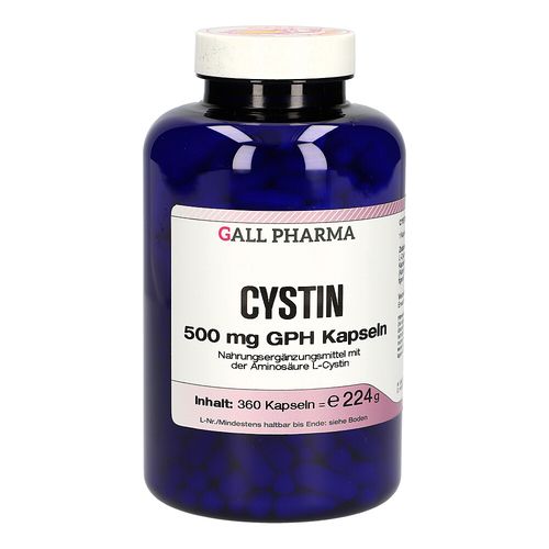 Cystin 500 mg GPH Kapseln, 360 Stk., Hecht-Pharma GmbH