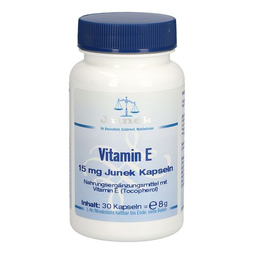 Vitamin E 15mg Junek Kapseln, 30 Stk., Bios Medical Services