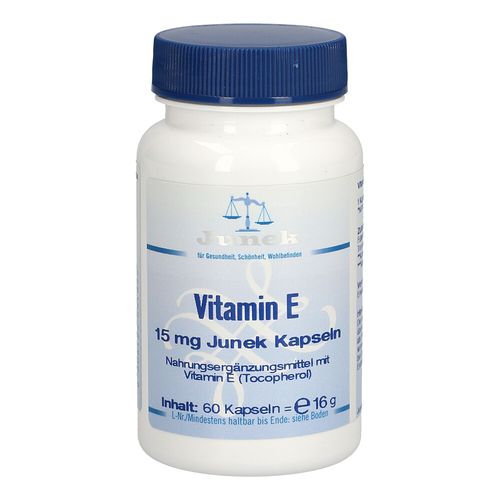 Vitamin E 15mg Junek Kapseln, 60 Stk., Bios Medical Services