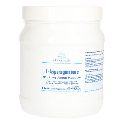 L-Asparagins&auml;ure 500mg Junek Kapseln, 750 Stk., Bios Medical Services