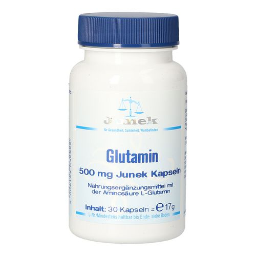 Glutamin 500mg Junek Kapseln, 30 Stk., Bios Medical Services