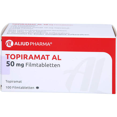 Topiramat AL 50mg Filmtabletten, 100 ST, Aliud Pharma GmbH