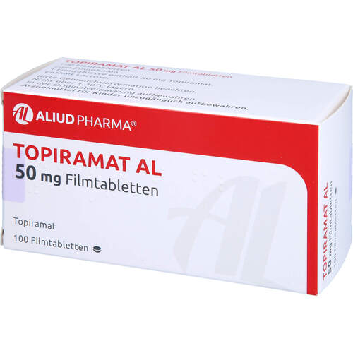 Topiramat AL 50mg Filmtabletten, 100 Stk., Aliud Pharma GmbH