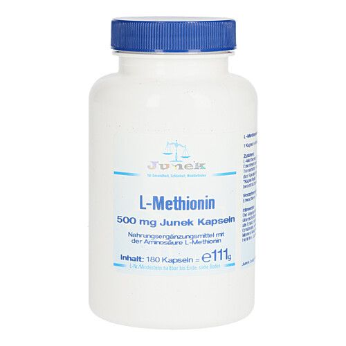 L-Methionin 500mg Junek Kapseln, 180 Stk., Bios Medical Services