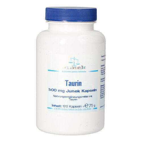 Taurin 500mg Junek Kapseln, 120 Stk., Bios Medical Services