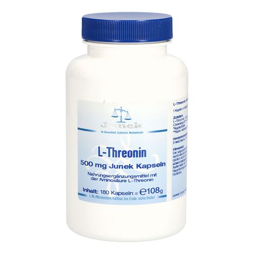 L-Threonin 500mg Junek Kapseln, 180 Stk., Bios Medical Services