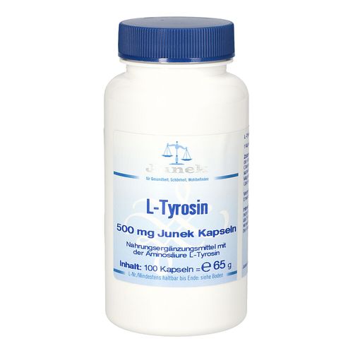 L-Tyrosin 500mg Junek Kapseln, 100 Stk., Bios Medical Services