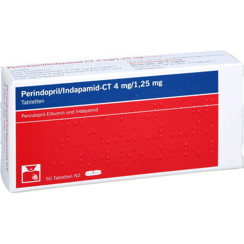 Perindopril/Indapamid - CT 4mg/1.25mg Tabletten, 50 Stk., Abz Pharma GmbH