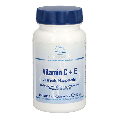 Vitamin C+E Junek Kapseln, 30 Stk., Bios Medical Services