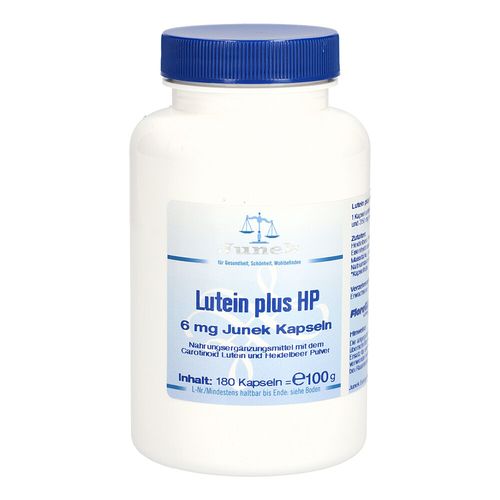 Lutein Plus HP 6mg Junek Kapseln, 180 Stk., Bios Medical Services