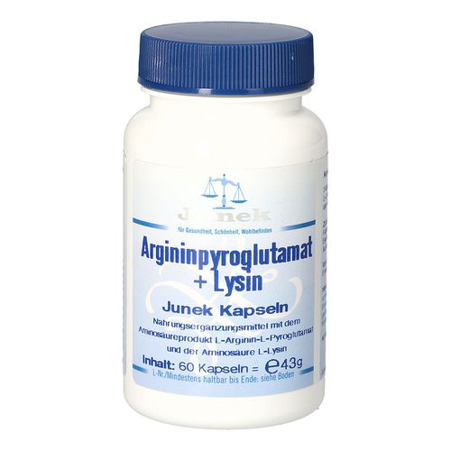 Argininpyroglutamat + Lysin Junek Kapseln, 60 Stk., Bios Medical Services