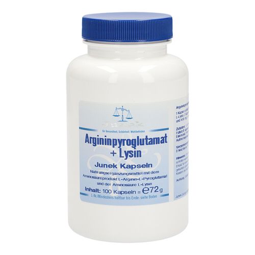 Argininpyroglutamat + Lysin Junek Kapseln, 100 Stk., Bios Medical Services