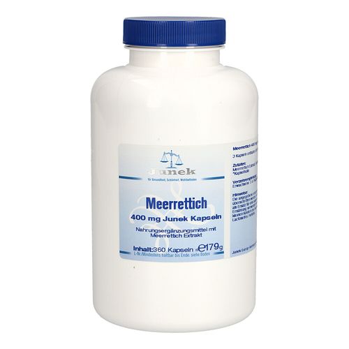Meerrettich 400mg Junek Kapseln, 360 Stk., Bios Medical Services