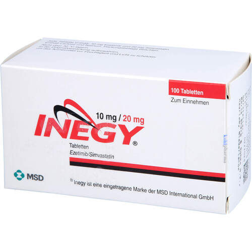 INEGY 10mg/20mg Tabletten, 100 ST, kohlpharma GmbH