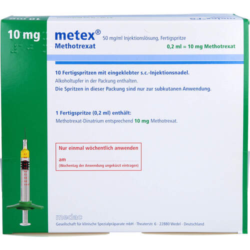 metex FS 10mg (50mg/ml), 10 ST, Medac GmbH