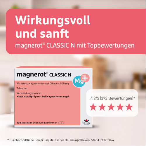 magnerot CLASSIC N, 50 Stk., W&ouml;rwag Pharma GmbH & Co. KG