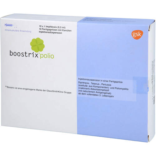 Boostrix Polio ohne Kan&uuml;le, 10x0,5 ml, kohlpharma GmbH