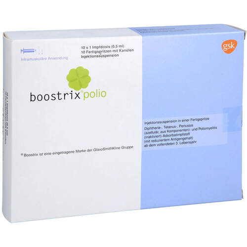 Boostrix Polio ohne Kan&uuml;le, 10x0,5 ml, kohlpharma GmbH