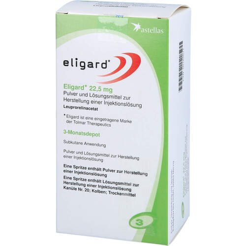 Eligard 22.5mg Plv.u.Lsm.z.H.e.Injektionslsg., 1 ST, kohlpharma GmbH