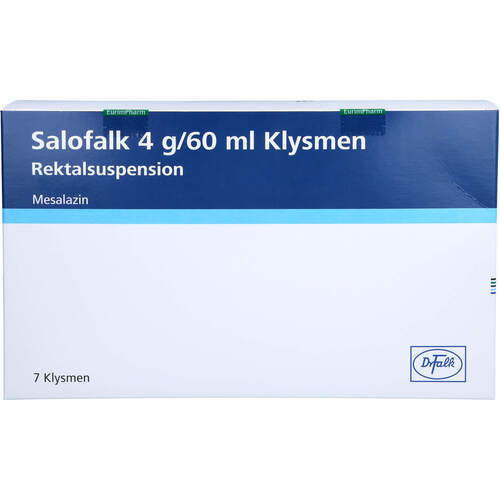 Salofalk 4g/60ml Klysmen, 7 ST, Eurimpharm Arzneimittel GmbH