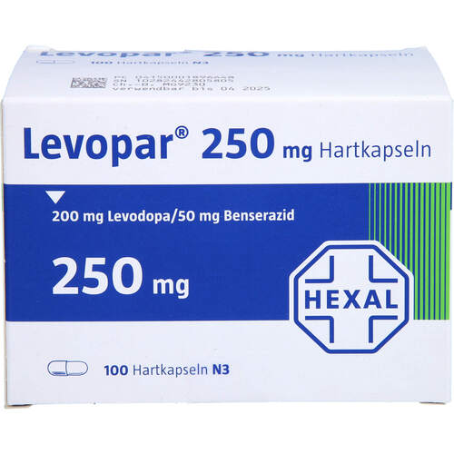 Levopar 250mg Hartkapseln, 100 Stk., HEXAL AG