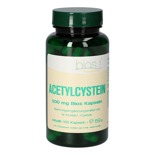 Acetylcystein 500mg Bios Kapseln, 100 Stk., Bios Medical Services