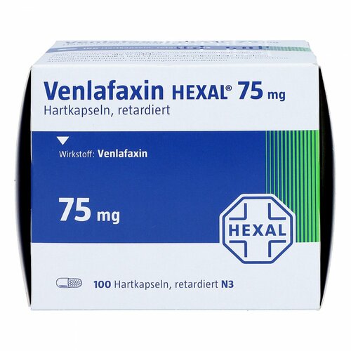 VENLAFAXIN HEXAL 75 mg Hartkapseln retardiert, 100 St, Hexal AG