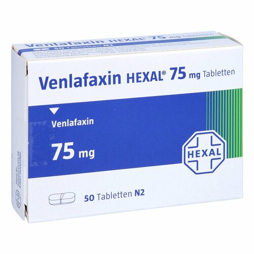 Venlafaxin-HEXAL 75 mg Tabletten, 50 Stk., HEXAL AG