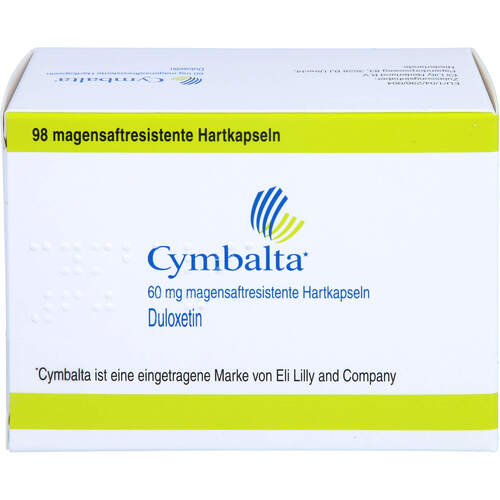 Cymbalta 60 mg Kapseln magensaftresistent, 98 ST, Docpharm GmbH