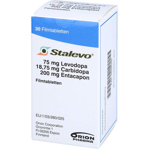 Stalevo 75/18.75/200mg, 30 Stk., ORION Pharma GmbH