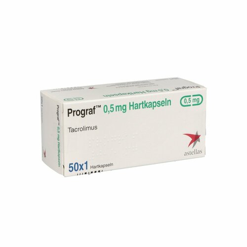 PROGRAF 0,5 mg Hartkapseln, 50 Stk., Astellas Pharma GmbH