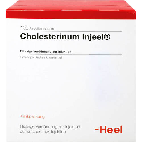 CHOLESTERINUM INJ NOS, 100 ST, Biologische Heilmittel Heel GmbH