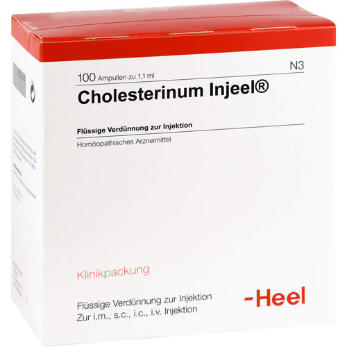 CHOLESTERINUM INJ NOS, 100 ST, Biologische Heilmittel Heel GmbH