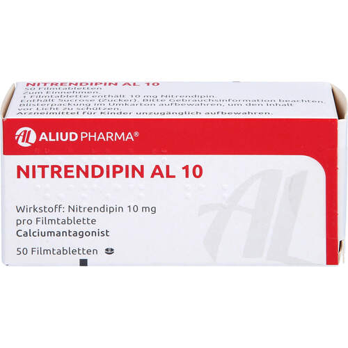 Nitrendipin Al 10, 50 Stk., Aliud Pharma GmbH