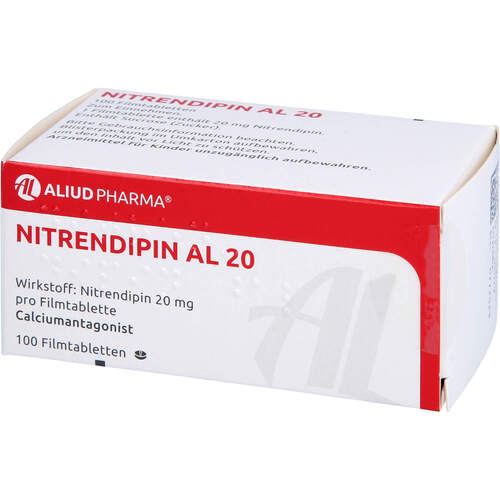 Nitrendipin Al 20, 100 Stk., Aliud Pharma GmbH