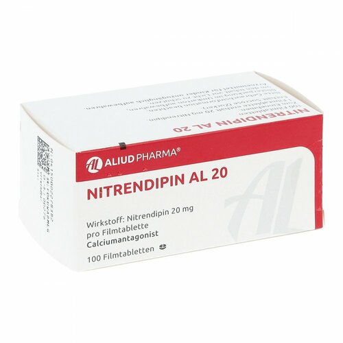 Nitrendipin Al 20, 100 Stk., Aliud Pharma GmbH