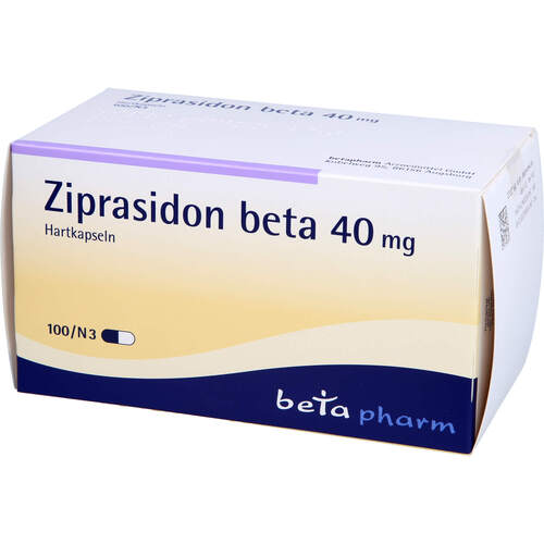 Ziprasidon beta 40mg Hartkapseln, 100 Stk., betapharm Arzneimittel GmbH