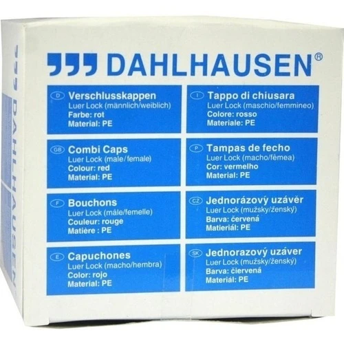 Verschluss Kappe Kombi Rot, 200 Stk., P.J.Dahlhausen & Co. GmbH