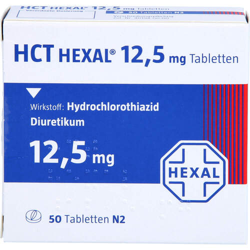 HCT Hexal 12.5mg, 50 ST, HEXAL AG