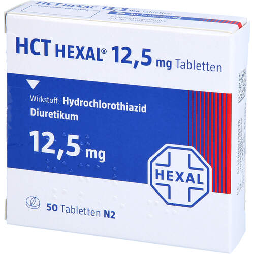 HCT Hexal 12.5mg, 50 ST, HEXAL AG