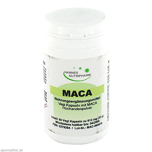 Maca, 60 ST, G & M Naturwaren Import GmbH & Co. KG