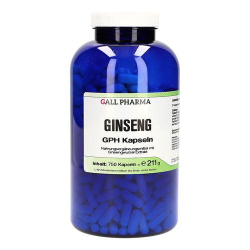 Ginseng GPH Kapseln, 750 Stk., Hecht-Pharma GmbH