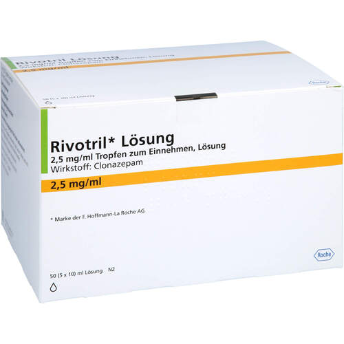 Rivotril Lösung 2.5 mg/ml, 50 ML, Emra-Med Arzneimittel GmbH