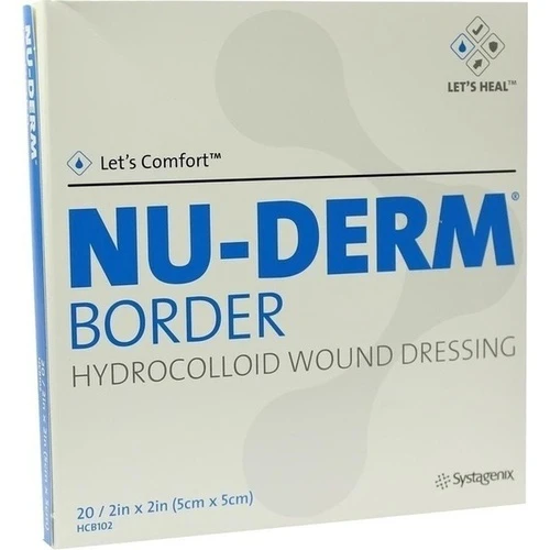 NU-DERM Hydrokolloid Verband 5x5 cm, 20 Stk., 3M Deutschland GmbH