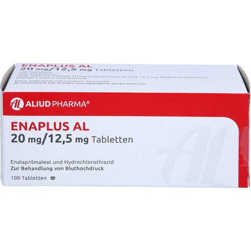 Enaplus AL 20mg/12.5mg Tabletten, 100 ST, Aliud Pharma GmbH