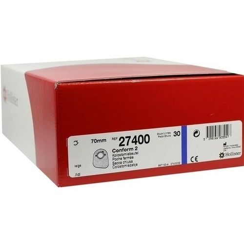 Conform 2 Kolostomiebeutel 70mm 27400 hautfarben, 30 Stk., Hollister Incorporated